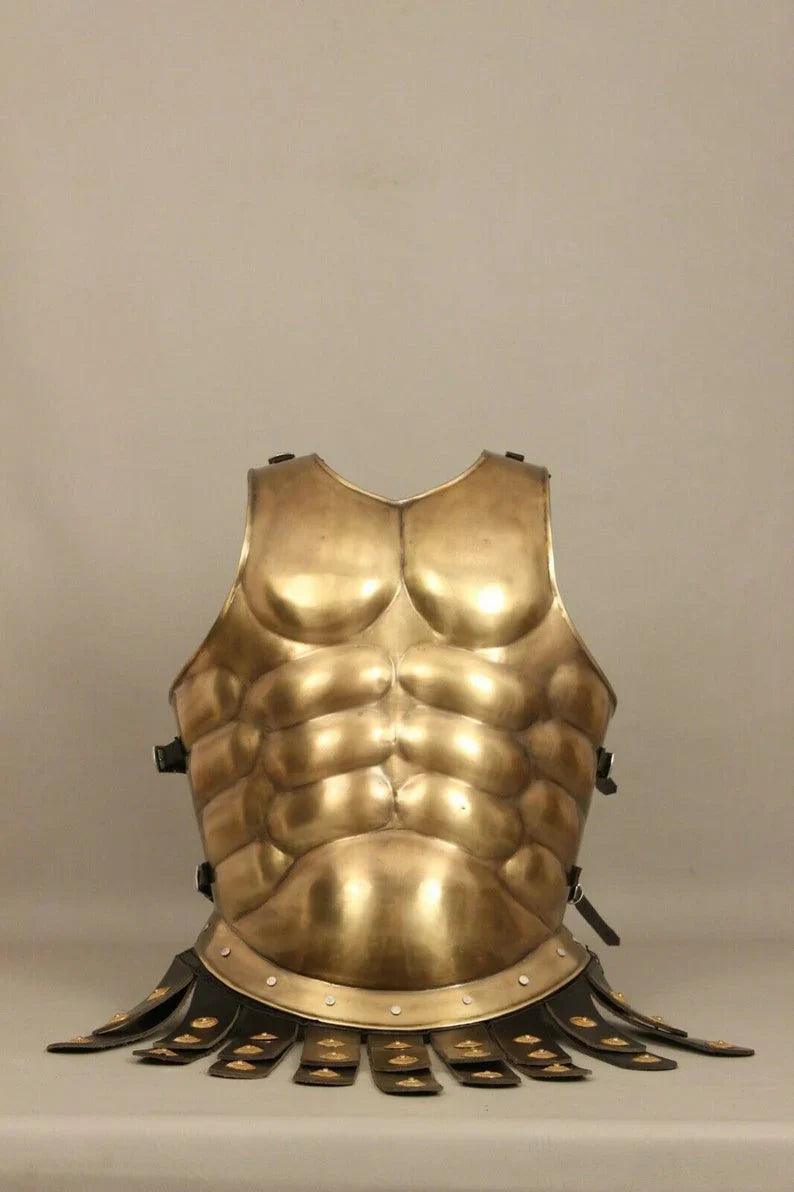 300 Movie Warrior Costume ~ Spartan King Warrior Armour-muscle armor - collectiblegiftitems