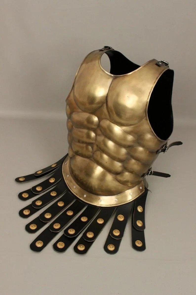 300 Movie Warrior Costume ~ Spartan King Warrior Armour-muscle armor - collectiblegiftitems
