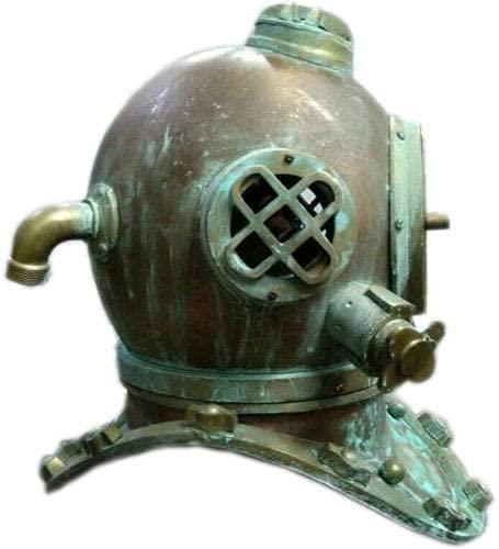 Vintage Rare Antique Diving Helmet | Mark V Divers Diving Heavy Helmet | deep Sea Divers Anchor Engineering Helmet Rustic Vintage Home Decor Gifts - collectiblegiftitems