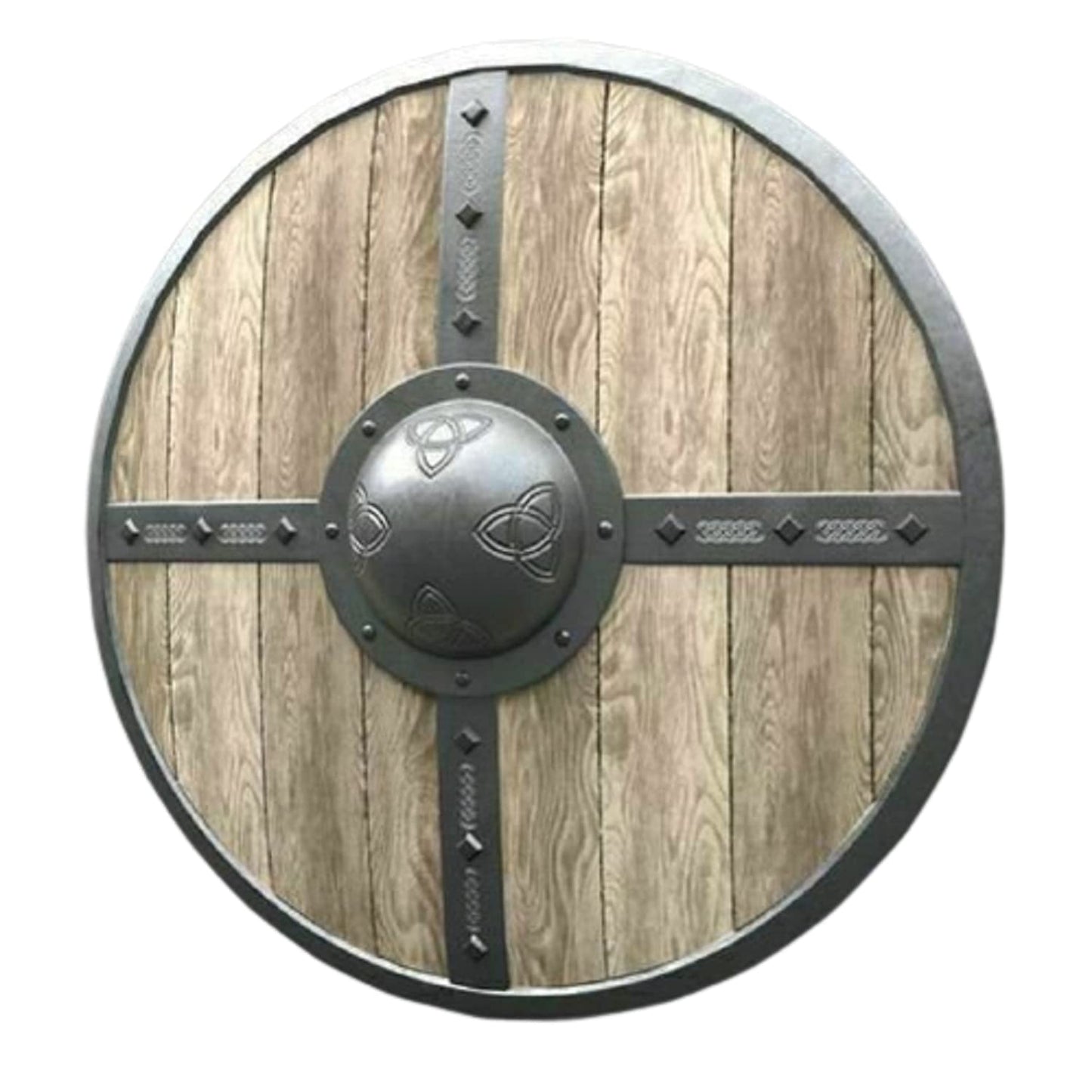 Essential Nautical Medieval Battle-Ready Shield, 24"