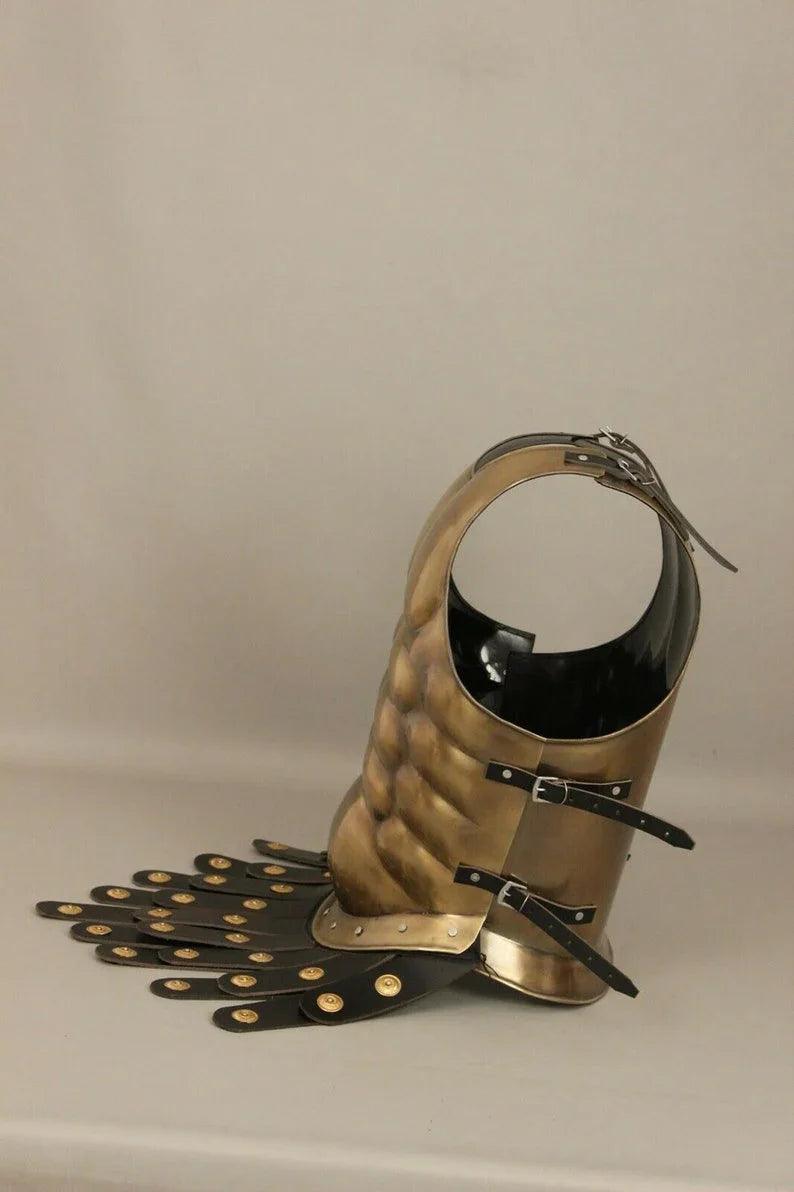 300 Movie Warrior Costume ~ Spartan King Warrior Armour-muscle armor - collectiblegiftitems