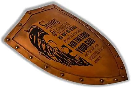 Combat Lion Engraved Battle Armor Shield - collectiblegiftitems