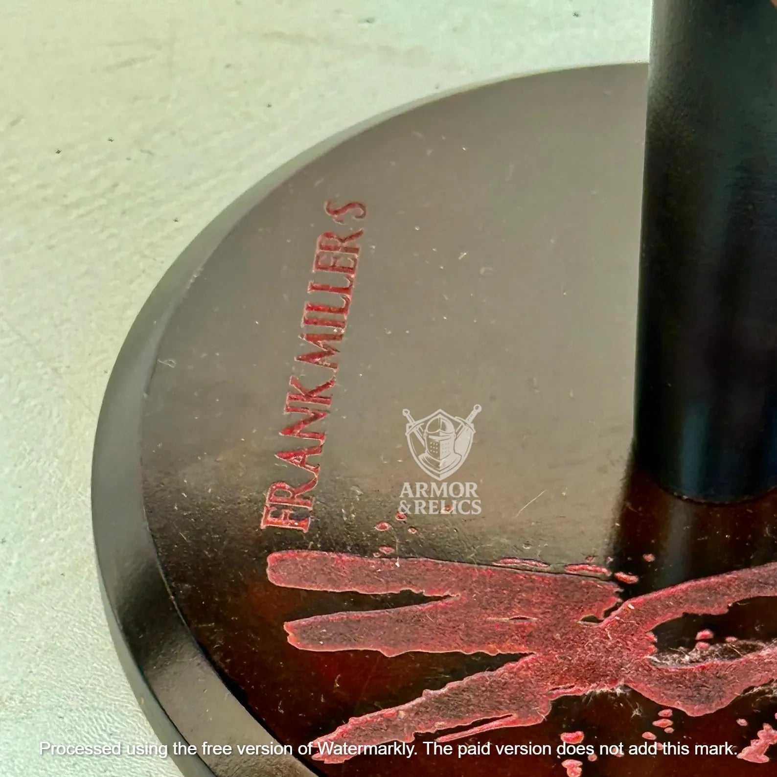 Spartan Helmet – Authentic King Leonidas 300 Movie Replica | Steel Knight Helmet with Wooden Stand