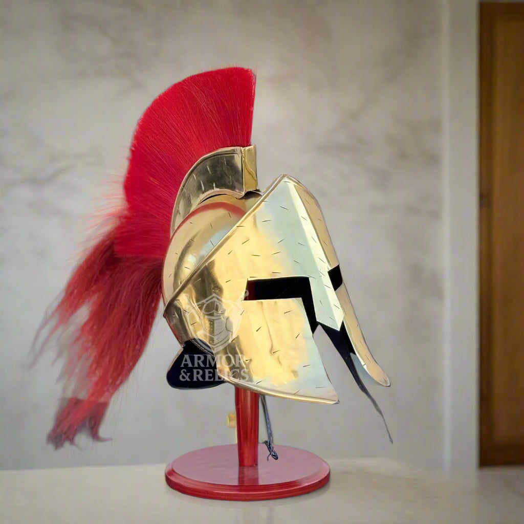 crystal-crafts Knight x mas Spartan Casque réplique du film King Leonidas crystal-crafts Knight x mas Spartan Casque réplique du film King Leonidas
