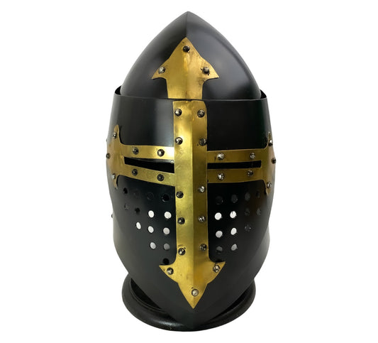 Crusader Helmet - Great Helm Medieval Helmet