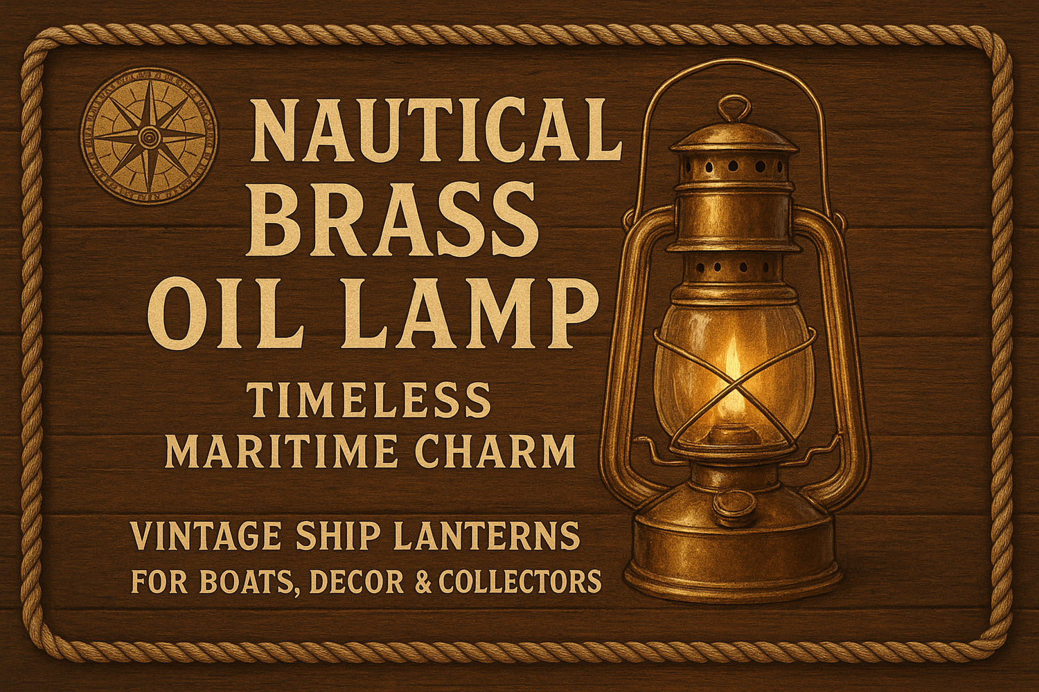 Nautical Brass Lamps for sale 
