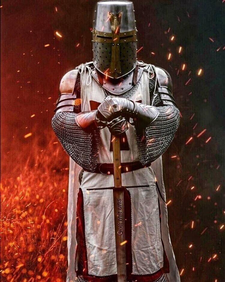 Templar Cross Knight Outfits