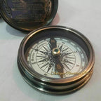 Maritime Vintage Brass Compass – Stanley London 1885