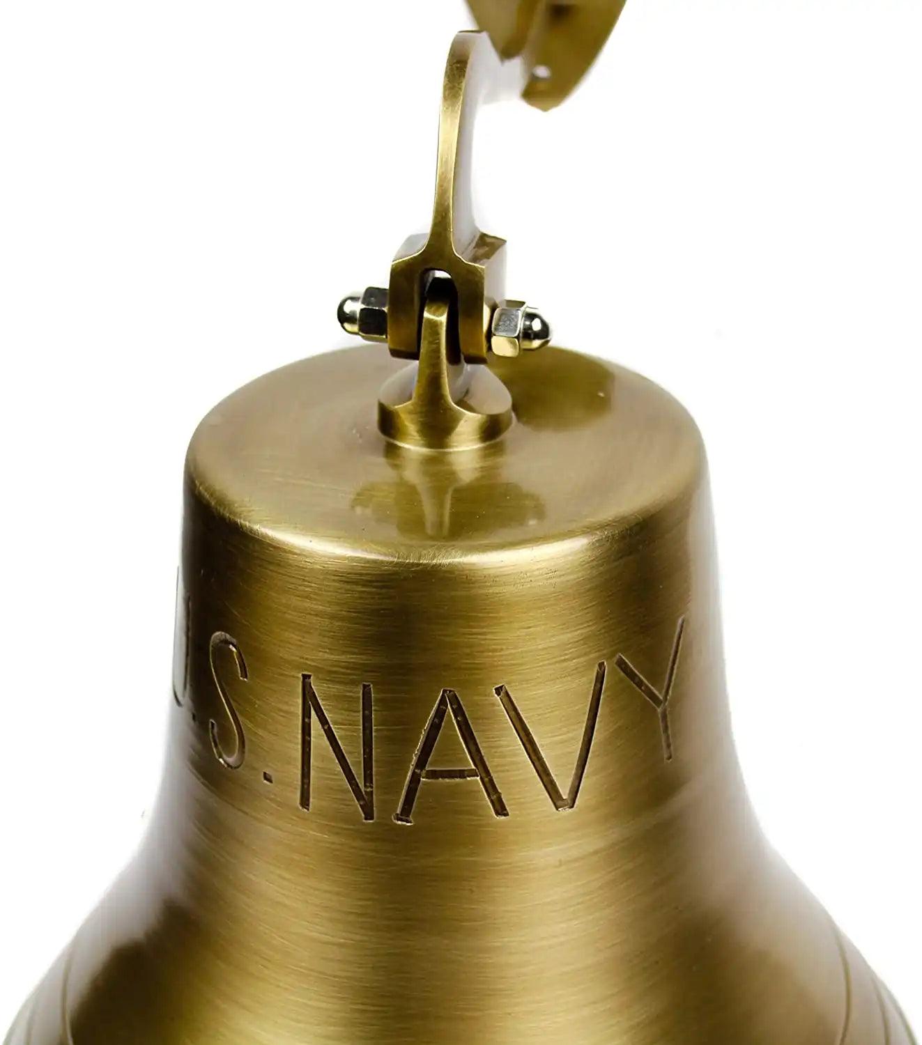 Personalised Brass Wall Hanging Bell BB02 - collectiblegiftitems