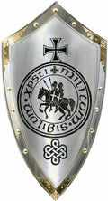Medieval Knights Templar Shield - collectiblegiftitems