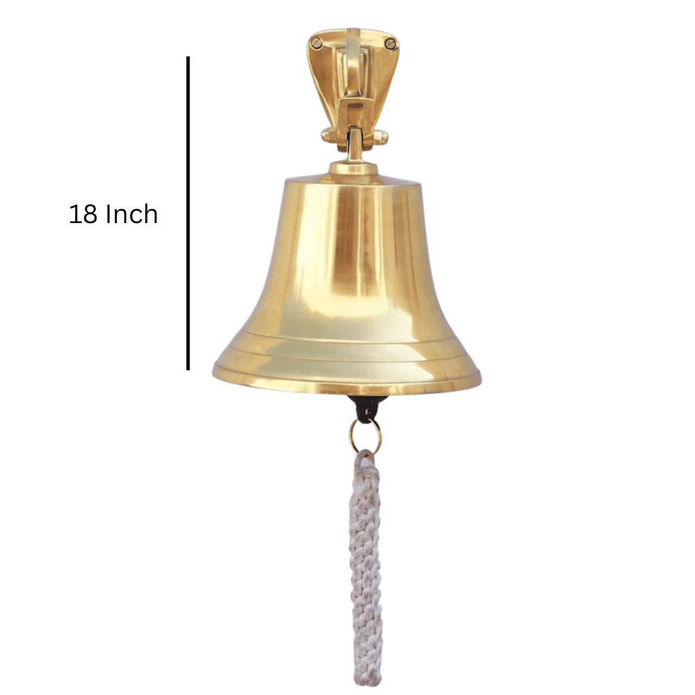 Brass Wall Hanging Bell BB16 - collectiblegiftitems