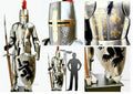 Medieval Templar Suit Of Armour ~ Knight Battle Warrior Armour - collectiblegiftitems