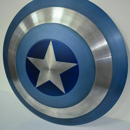 Captain America 22'' Stealth Shield Metal Replica - The Winter Soldier Collectible Marvel Prop - collectiblegiftitems