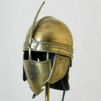18ga Medieval Armor Armour Knight Roman Spartan Crusader Costume Helmet - collectiblegiftitems