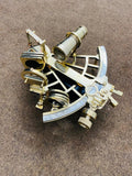 Nautical 9" Solid Brass Working Sextant | Navigational Sextant | Heavy Sextant | Vintage Ship Astrolabe Model Sextant handmade Gift