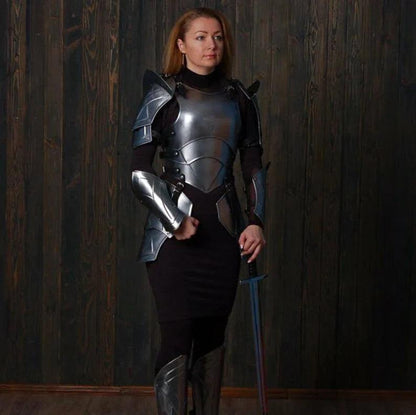 Medieval Knight Lady Armour Suit, Lady Armour Costume - collectiblegiftitems