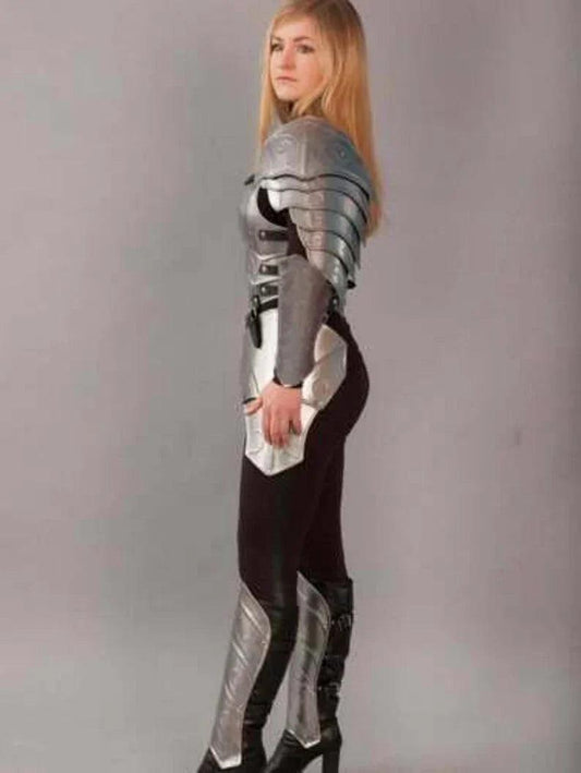 Halloween Female Fantasy Armour Suit, Knight Lady Armour - collectiblegiftitems