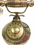 Vintage Nautical Brass Retro Style Collectible Rotatory Dial Antique Telephone for Home/ Office Decor - collectiblegiftitems