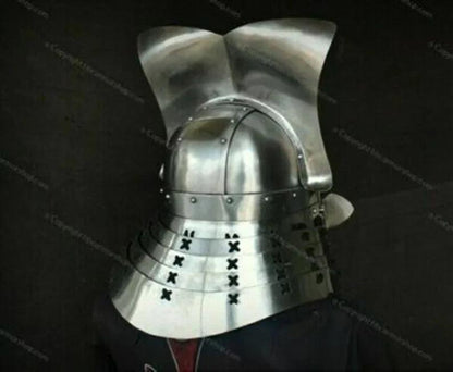 Knight Medieval Steel Japanese Samurai ZUNARI Helmet Replica - collectiblegiftitems