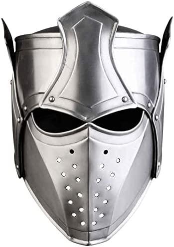 Medieval Kaldor 18 Gauge Steel Helmet ~ Crusader Knight Helmets ~ Best Gift for Him - collectiblegiftitems