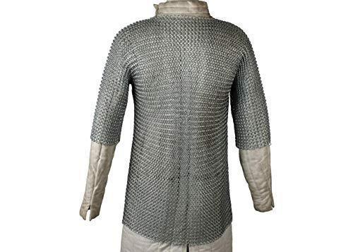 Haubergeon Chain Mail Replica Armor Long Shirt - collectiblegiftitems