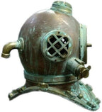 Vintage Rare Antique Diving Helmet | Mark V Divers Diving Heavy Helmet | deep Sea Divers Anchor Engineering Helmet Rustic Vintage Home Decor Gifts - collectiblegiftitems