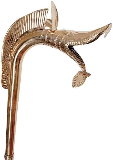 Carnyx de latón medieval de Tintignac Celtic Deskford War Horn Totalmente reproducible Oro Latón calibre 18