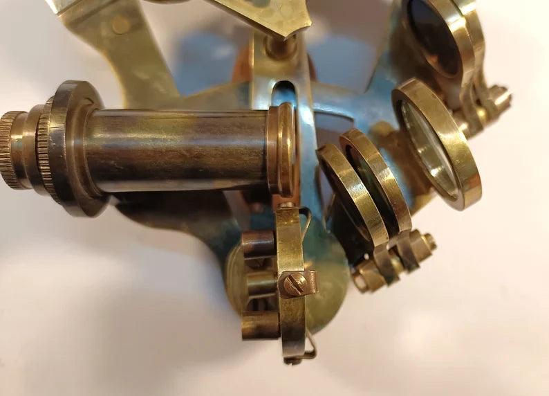 Nautical Sextant Vintage Marine Astrolabe Ship's Instruments Nautical Décor - collectiblegiftitems