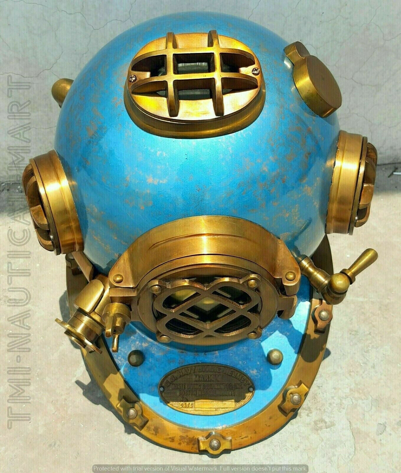 Diving Helmet Scuba US Navy Mark V Deep Sea Helmet Décor Gift