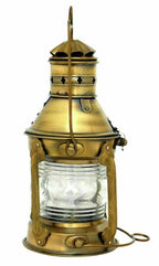 Antique Anchor Ship Lantern Nautical Maritime Boat Oil Lamp Light Vintage Decor, Ship Oil Lantern, Vintage Home Decor - collectiblegiftitems