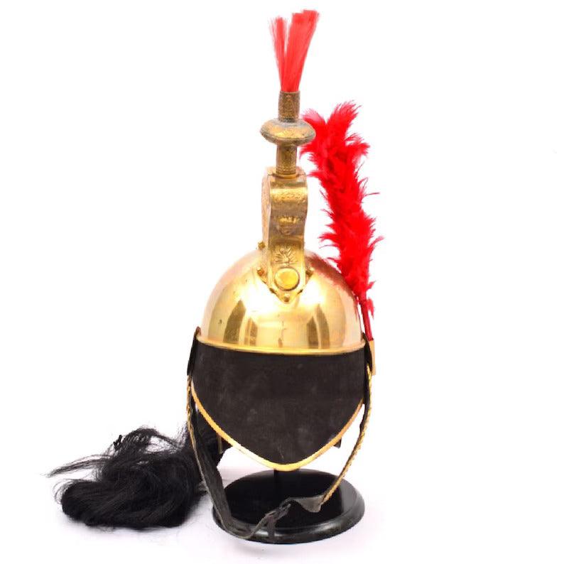 Brass French Cuirassier Pickelhaube Napoleon Helmet with Free Display Stand Best Gift for Him - collectiblegiftitems