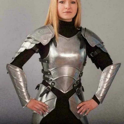 Halloween Female Fantasy Armour Suit, Knight Lady Armour - collectiblegiftitems