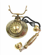 Vintage Nautical Brass Retro Style Collectible Rotatory Dial Antique Telephone for Home/ Office Decor - collectiblegiftitems