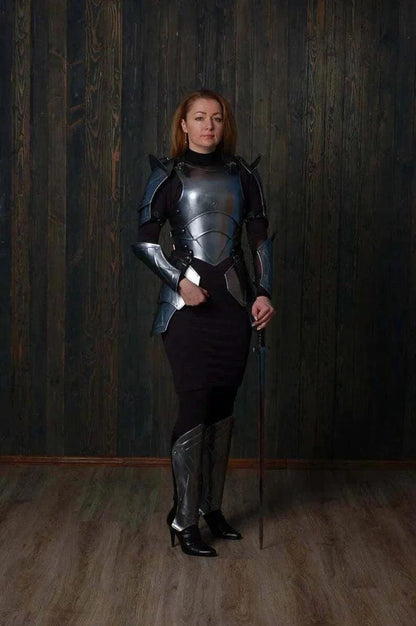 Medieval Knight Lady Armour Suit, Lady Armour Costume - collectiblegiftitems