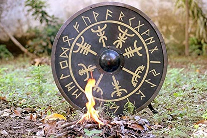 Escudo vikingo medieval Accesorios de metal pesado Escudo 24" / 30" 