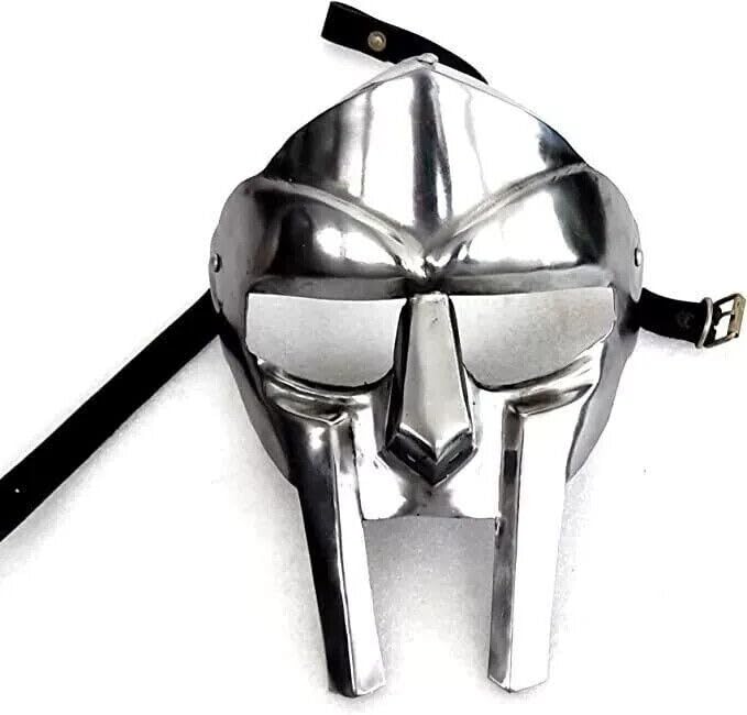 MF Doom Mask – Gladiator-Style Madvillain Face Armor | Handmade Cosplay, LARP & Collector's Gift