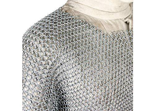 Haubergeon Chain Mail Replica Armor Long Shirt - collectiblegiftitems