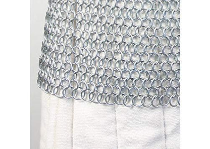 Haubergeon Chain Mail Replica Armor Long Shirt - collectiblegiftitems