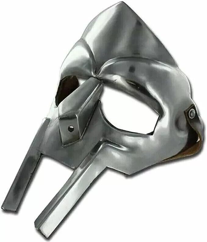 MF Doom Mask – Gladiator-Style Madvillain Face Armor | Handmade Cosplay, LARP & Collector's Gift