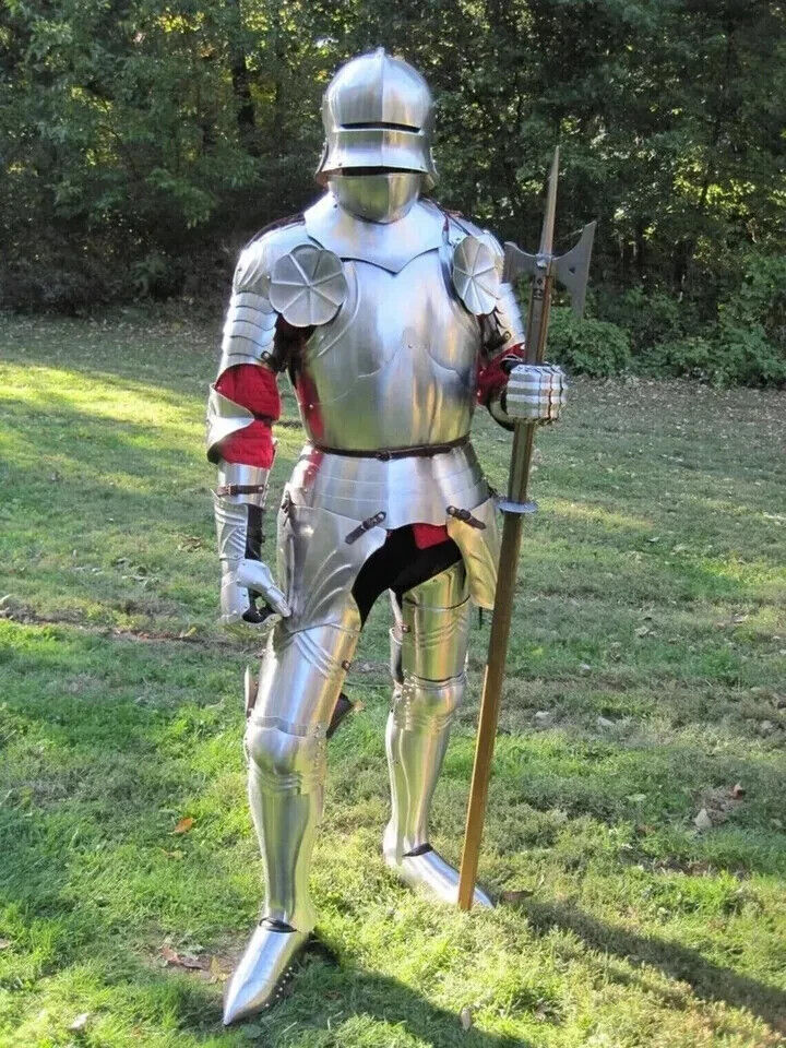 Medieval Knight Gothic Armour Suit ~ Larp Reenactment Warrior Suit Of Armour
