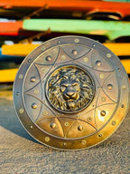 Round Loin Shield Medieval Loin Face Shield Medieval Round Metal Shield