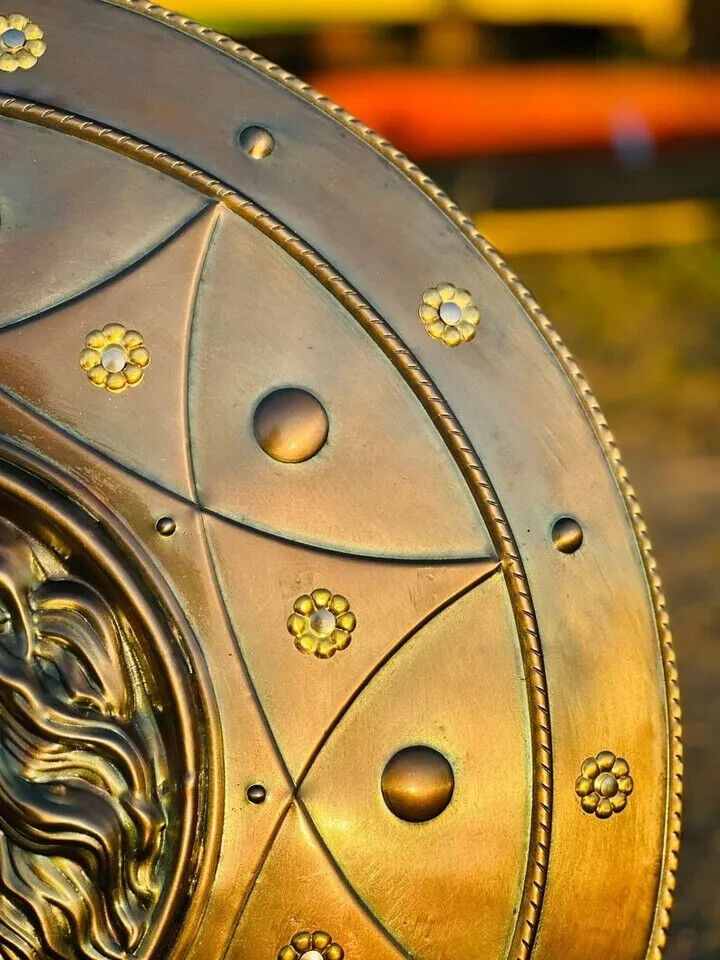Round Loin Shield Medieval Loin Face Shield Medieval Round Metal Shield