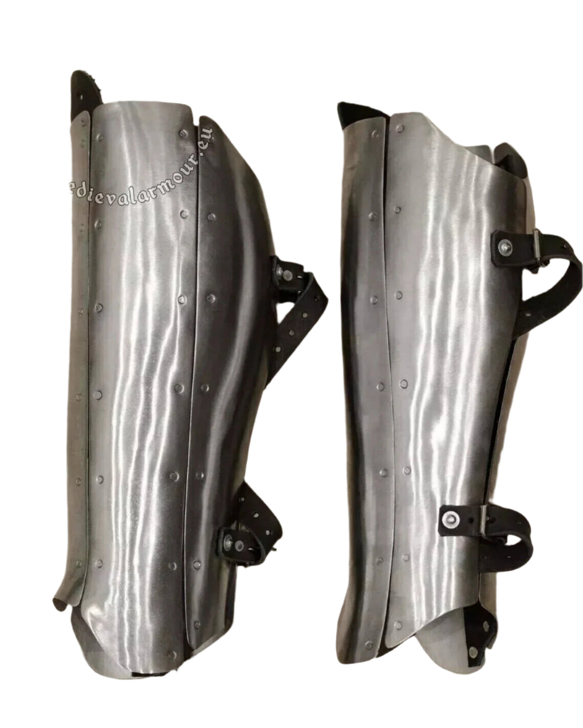 Medieval Legs Protection pair of Greaves Larp SCA Steel knight Armor Greaves