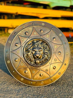 Round Loin Shield Medieval Loin Face Shield Medieval Round Metal Shield