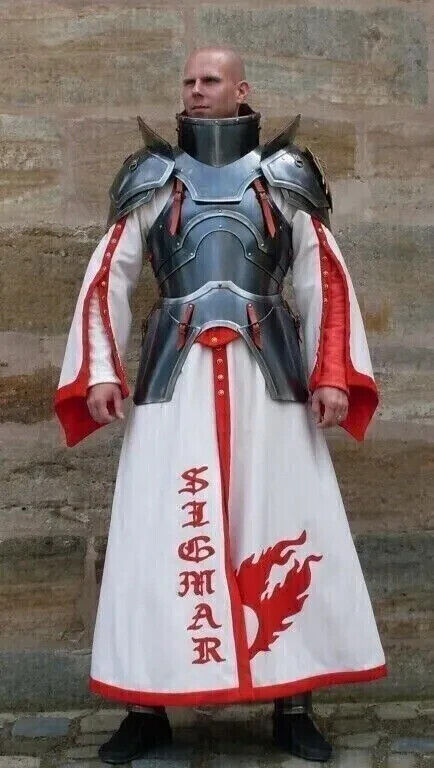 Medieval Steel Half Body Armor Suit with Cuirass & Pauldrons