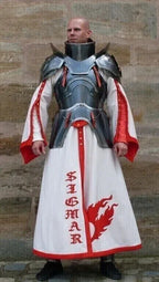 Medieval Steel Half Body Armor Suit with Cuirass & Pauldrons