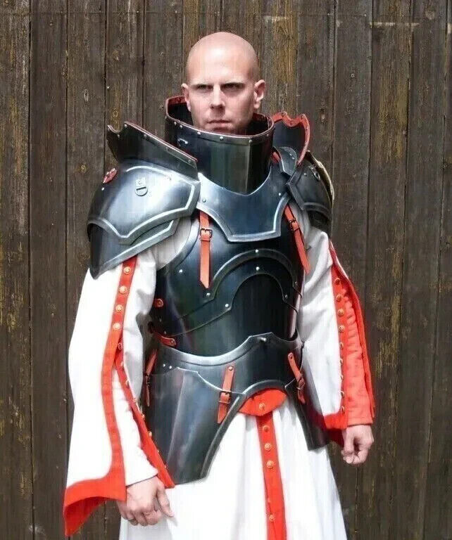 Medieval Steel Half Body Armor Suit with Cuirass & Pauldrons