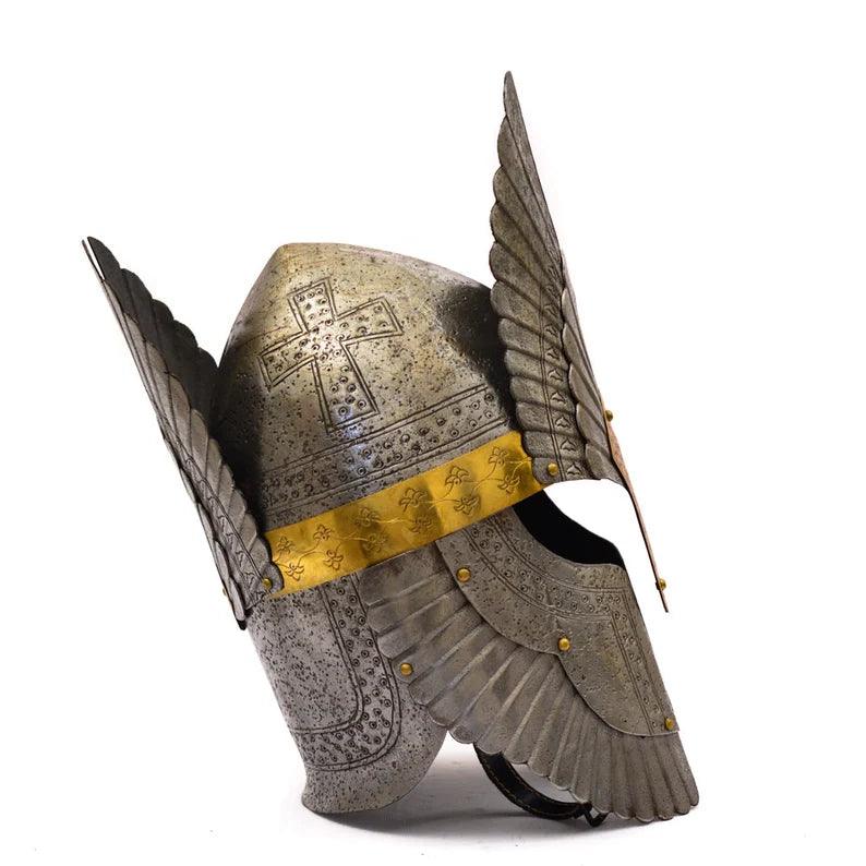 Lord of the Rings Elendil Helmet Medieval Crusader Centurion Bird Helmet The Elite Knight Helmet Gift - collectiblegiftitems