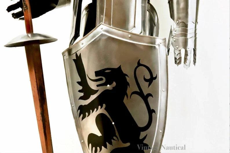 Medieval Templar Suit Of Armour ~ Knight Battle Warrior Armour - collectiblegiftitems