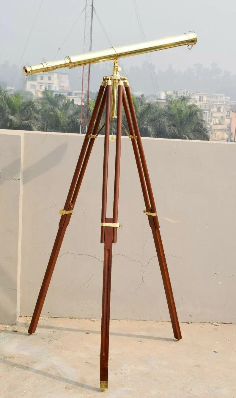 Floor Standing Telescope With Tripod Stand BT014 - collectiblegiftitems